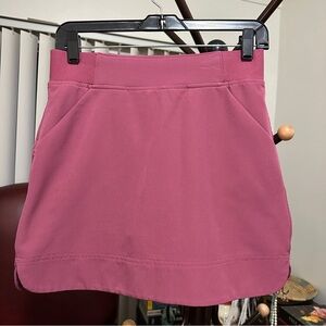 Mauve Pink Active Skort XS Built-In Shorts Stretch